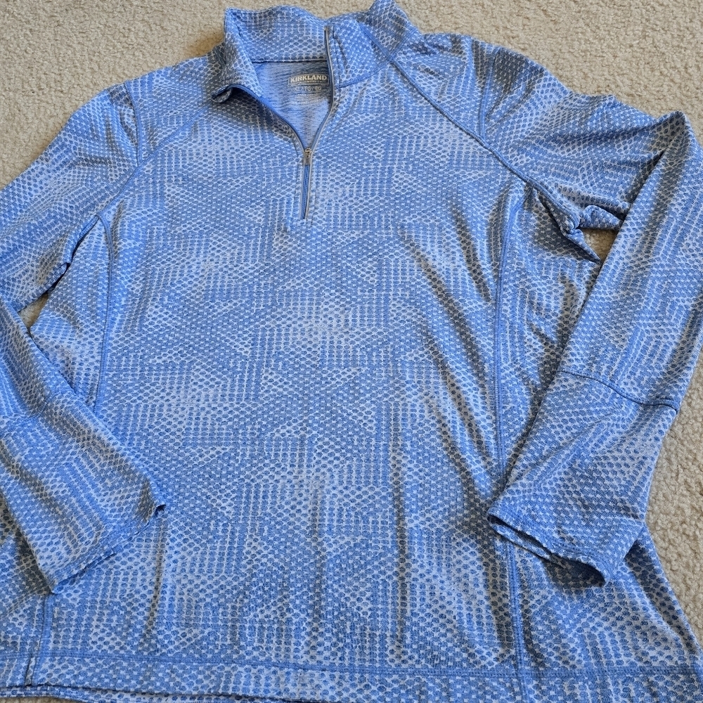 🌈 Athletic 1/4 Zip Long Sleeve Collared Top